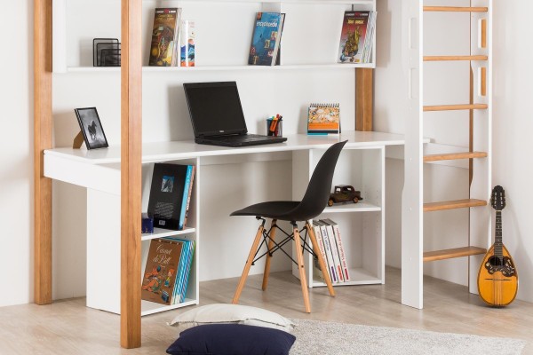 Plateau de bureau long pour mezzanine