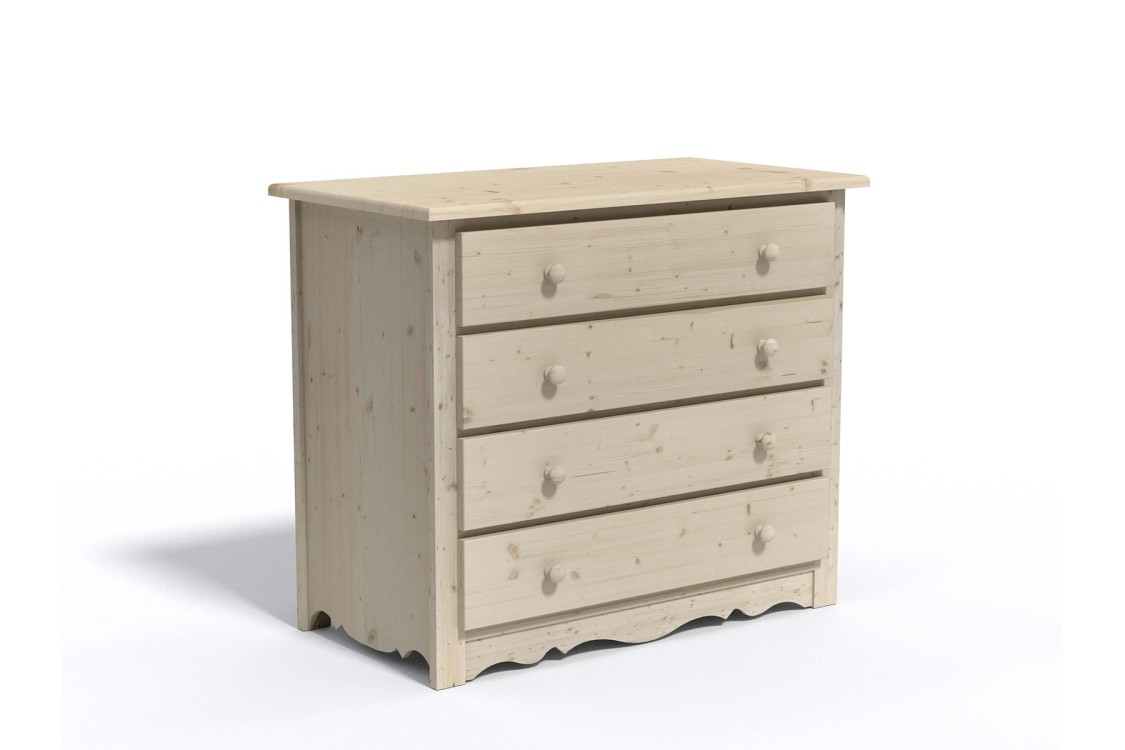 COMMODE 4 TIROIRS EN SAPIN / CHATEL