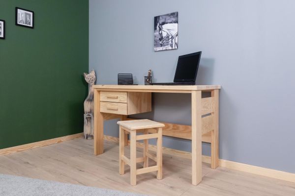 BUREAU ENFANT EN PIN MASSIF / LÉOPOLD