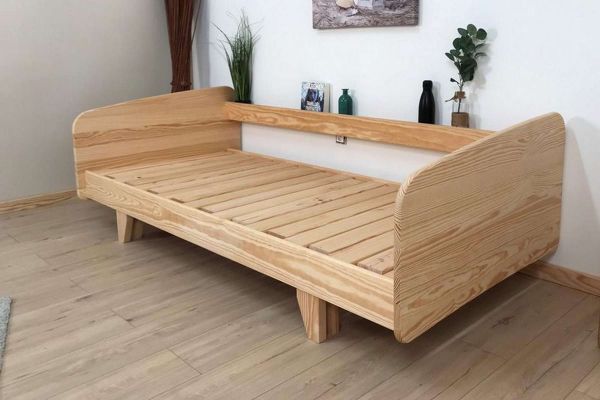 Lit banquette extensible avec étagère / GAIA