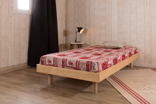 LIT DESIGN EN BOIS MASSIF / NOVA