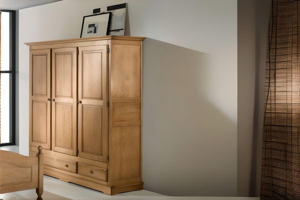 Armoire penderie en bois - L'incontournable des 60