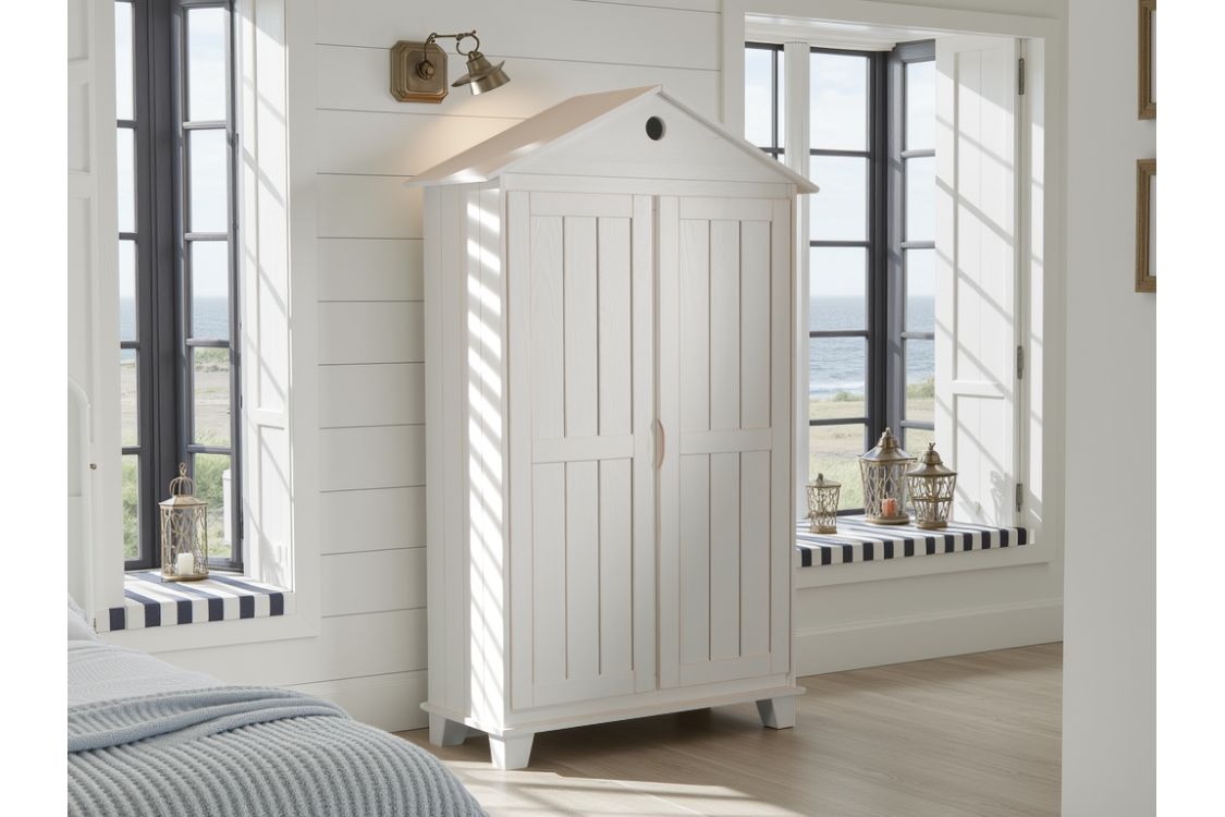 Armoire 2 portes style cabanon de plage