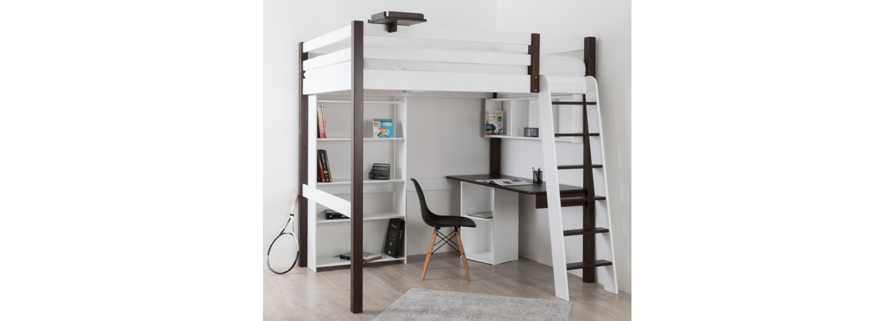 Lit Gain de place en bois made in France | La Chambre de Paul